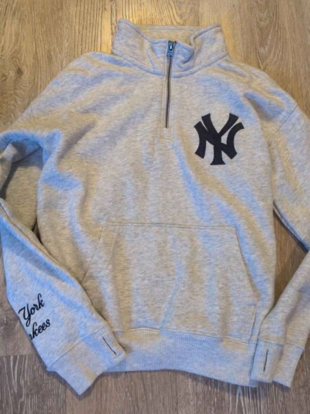 Abercrombie Kids New York Yankees 1/4 Zip Pullover